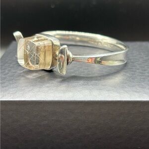 Georg Jensen Sterling Silver Quartz Bracelet by Torun Vivianna Denmark